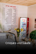 Croques und Salate tisch buchen