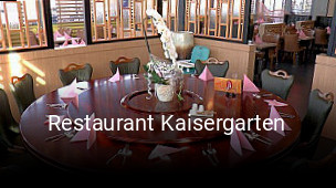 Restaurant Kaisergarten reservieren