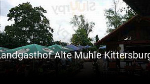 Landgasthof Alte Muhle Kittersburg tisch reservieren