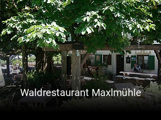 Waldrestaurant Maxlmühle tisch buchen