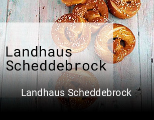 Landhaus Scheddebrock tisch buchen