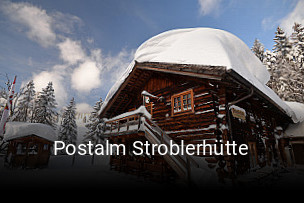 Postalm Stroblerhütte online reservieren