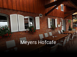 Meyers Hofcafe tisch buchen
