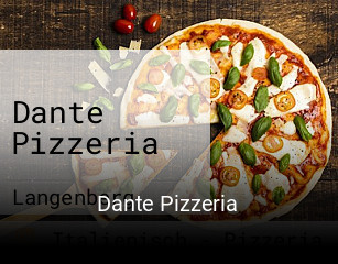 Dante Pizzeria tisch reservieren