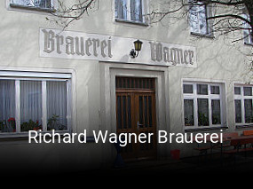 Jetzt bei Richard Wagner Brauerei einen Tisch reservieren