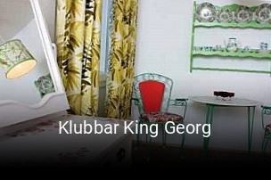Jetzt bei Klubbar King Georg einen Tisch reservieren