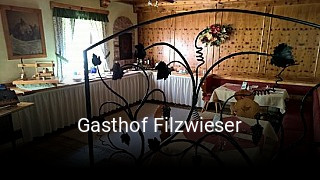 Gasthof Filzwieser tisch buchen