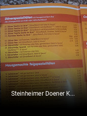 Jetzt bei Steinheimer Doener Kebab einen Tisch reservieren