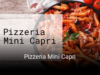Pizzeria Mini Capri tisch buchen