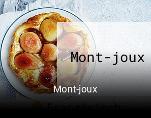 Jetzt bei Mont-joux einen Tisch reservieren