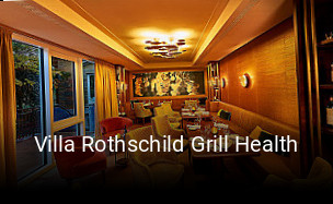 Jetzt bei Villa Rothschild Grill Health einen Tisch reservieren