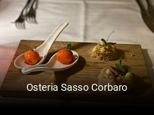 Jetzt bei Osteria Sasso Corbaro einen Tisch reservieren