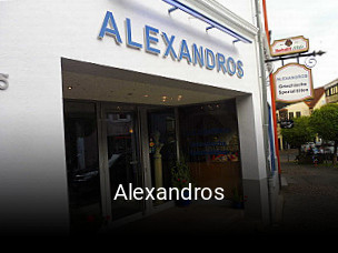 Alexandros online reservieren