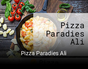 Pizza Paradies Ali tisch reservieren