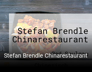 Stefan Brendle Chinarestaurant tisch reservieren