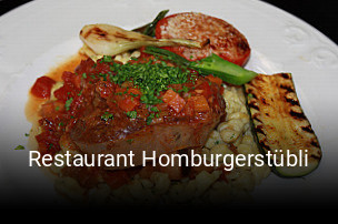 Restaurant Homburgerstübli tisch reservieren