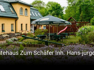 Gästehaus Zum Schäfer Inh. Hans-jürgen Schäfer Gaststätte online reservieren