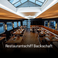 Restaurantschiff Backschaft online reservieren