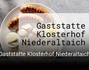 Jetzt bei Gaststatte Klosterhof Niederaltaich einen Tisch reservieren