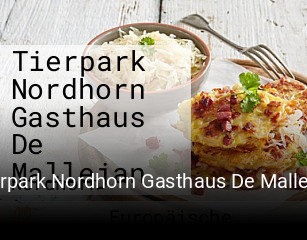 Jetzt bei Tierpark Nordhorn Gasthaus De Mallejan einen Tisch reservieren