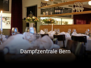 Dampfzentrale Bern online reservieren