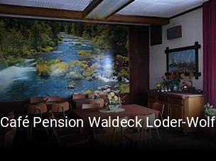 Café Pension Waldeck Loder-Wolf tisch buchen