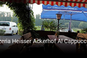 Jetzt bei Pizzeria Heisser Ackerhof Al Cappuccino einen Tisch reservieren