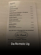 Jetzt bei Da Romolo Ug einen Tisch reservieren
