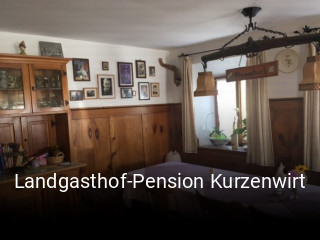 Landgasthof-Pension Kurzenwirt tisch buchen
