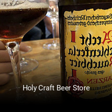 Holy Craft Beer Store tisch reservieren