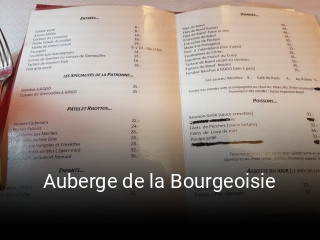 Jetzt bei Auberge de la Bourgeoisie einen Tisch reservieren