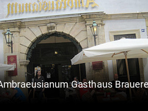 Ambraeusianum Gasthaus Brauerei tisch reservieren