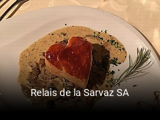 Jetzt bei Relais de la Sarvaz SA einen Tisch reservieren