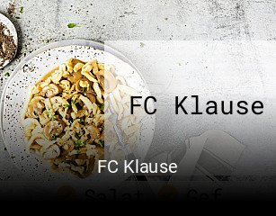 FC Klause tisch reservieren