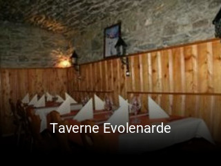 Jetzt bei Taverne Evolenarde einen Tisch reservieren