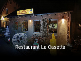Jetzt bei Restaurant La Casetta einen Tisch reservieren