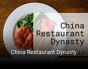Jetzt bei China Restaurant Dynasty einen Tisch reservieren