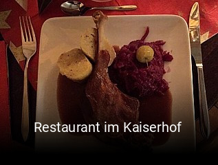 Restaurant im Kaiserhof tisch reservieren