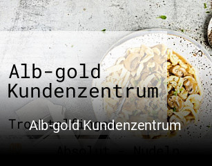 Alb-gold Kundenzentrum online reservieren