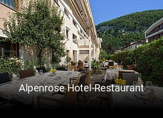 Alpenrose Hotel-Restaurant tisch buchen