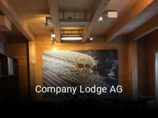 Company Lodge AG tisch buchen