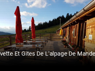 Buvette Et Gites De L'alpage De Mandelon reservieren