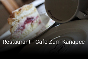 Restaurant - Cafe Zum Kanapee tisch buchen