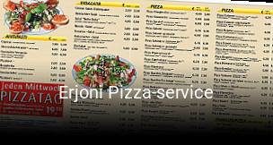 Erjoni Pizza-service tisch buchen
