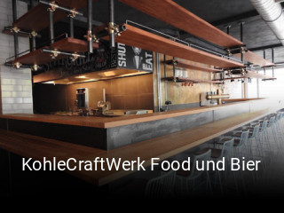 KohleCraftWerk Food und Bier reservieren