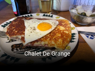 Jetzt bei Chalet De Grange einen Tisch reservieren