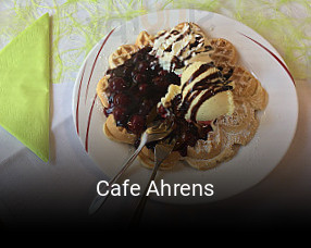 Jetzt bei Cafe Ahrens einen Tisch reservieren