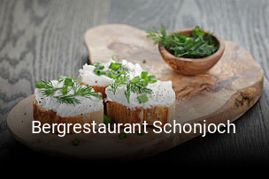 Bergrestaurant Schonjoch tisch reservieren