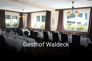 Jetzt bei Gasthof Waldeck einen Tisch reservieren