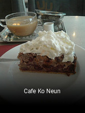Jetzt bei Cafe Ko Neun einen Tisch reservieren